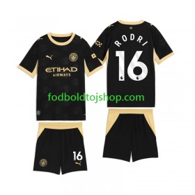 Manchester City Rodri 16 Børn Udebane Fodboldsæt 2026-27 S/S (+ Korte bukser)